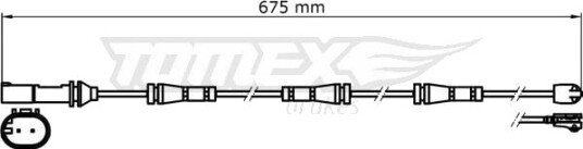 Slitekontakt bremsekloss TOMEX brakes TX 31-35