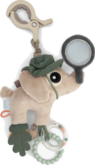 Done by Deer Activity Toy Elphee Tiny Trails Sand Beige 15X 6X H 30CM