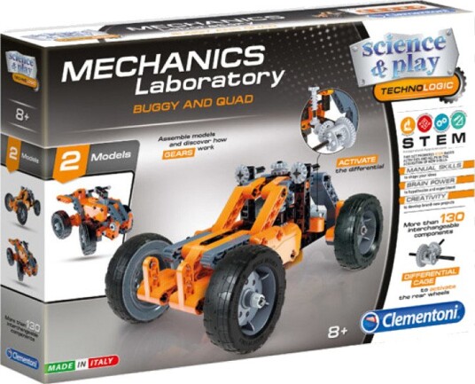 Clementoni Mekanisk Laboratorie Buggy Og Firhjuling