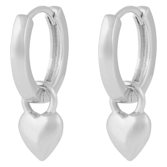 Snö Of Sweden Lovely Ring Pendant Ear Plain Silver Onesize Snö Of Sweden Lovely Ring Pendant Ear Plain Silver Onesize