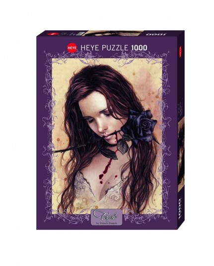 Heye Puslespill 1000 Dark Rose