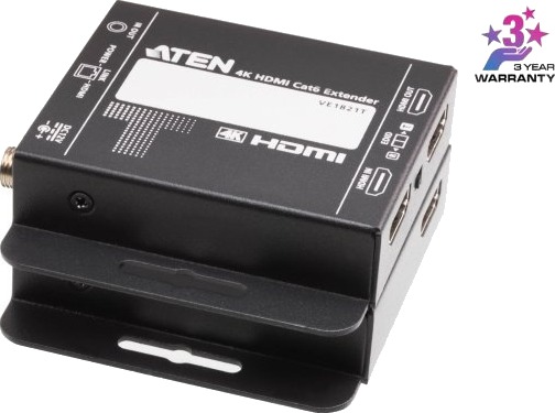 Aten Aten Ve1821 Hdmi Cat.6 Extender, 4K Av-Overføringssystem