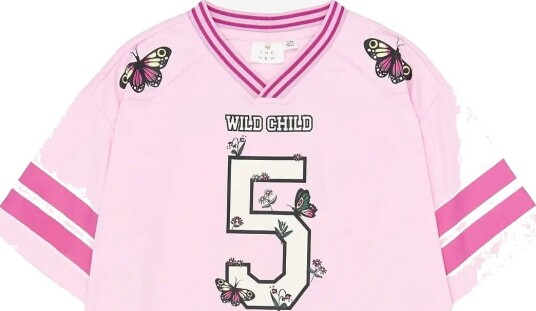 The New Tnsports Os S_S Tee - SILVER PINK - 110/116