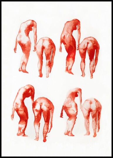 Figure Motion Study 2x4 Plakat / 30x40cm