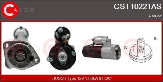 CASCO CST10221AS Starter CASCO CST10221AS Starter
