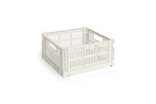 Hay Colour Crate Medium Square Oppbevaring Off white Hay Colour Crate Medium Square Oppbevaring Off white