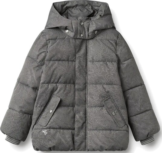 Wheat Puffer Jacket Gael DARK REFLECTIVE MAP 116