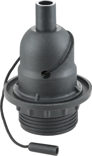 Halo Design E27 fatning i plast med snorbryter svart Halo Design E27 fatning i plast med snorbryter svart