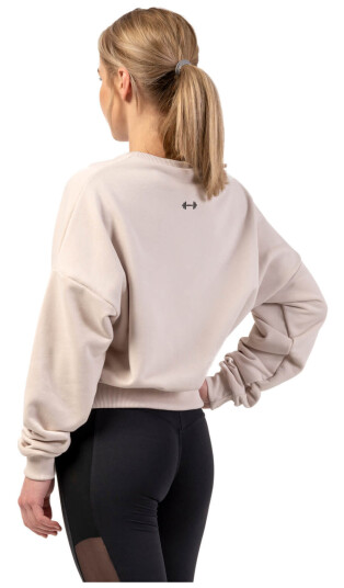 Nebbia Loose Fit Sweatshirt ''Feeling Good'' cream xsmall/small Nebbia Loose Fit Sweatshirt ''Feeling Good'' cream xsmall/small