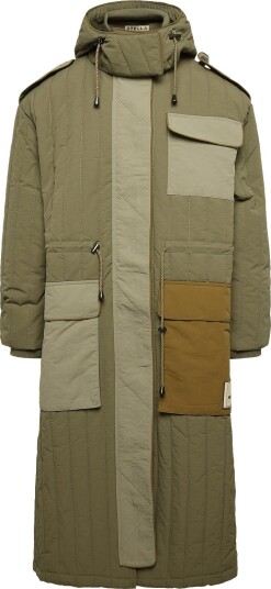 Stella Nova Quilted Parka Coat ARMY S/M