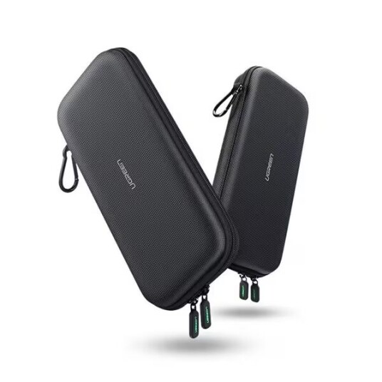 UGREEN Nintendo Switch / Switch OLED / Switch Lite Stoff Oppbevaringsveske med Glidelås - Svart