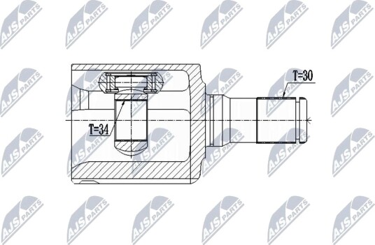 Nty Drivknute drivaksel NTY NPW CH 043