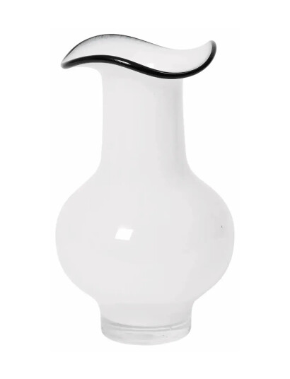 Broste Copenhagen Mirja Vase White H 26CM