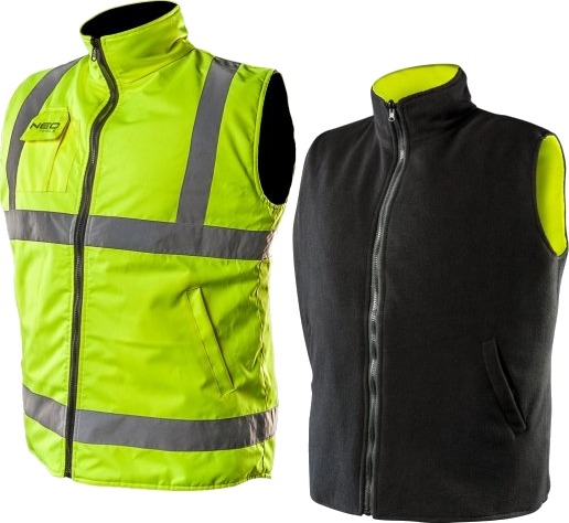 Neo Tools Dobbeltsidig Refleksvest S 81-520-S