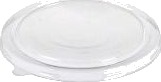 Plastlåg Catersource Rundt Ø185mm Pet Klart Til Brun Kraft Salatskål,50 Stk/Ps 50 Stk.