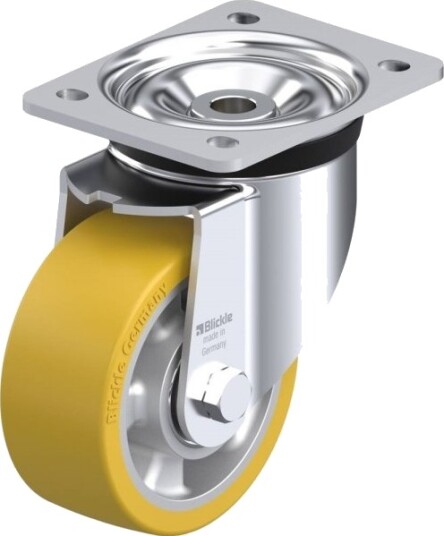 Blickle 436733 Lk-Alth 127K Styrehjul – Hjuldiameter 125 Mm, Bæreevne (Maks.) 600 Kg – 1 Stk