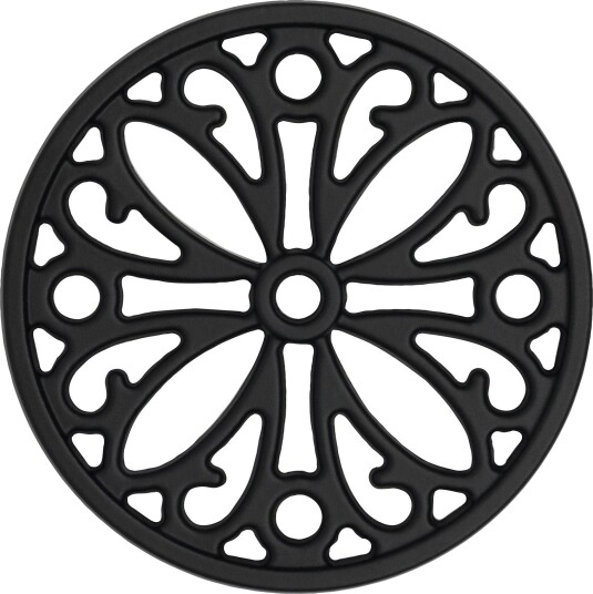 Cast iron coasters Matte Black