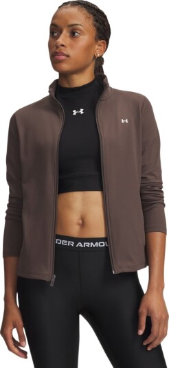 Under Armour Motion Full Zip Treningsgenser Dame Brun L