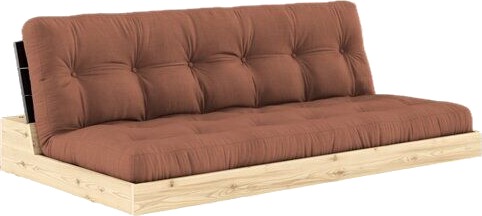 Karup Design Base Sovesofa Svart Natt/759 Leirbrun