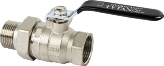 Hydroland Kuleventil 1/2" Vann M/Skruet Håndtak Zkw 15.Ws R H Tytan
