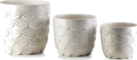 Varle Mondex Neva 3 Vazonu Rinkinys Xl20x20 Cm L16x15 Cm M13x12 Cm