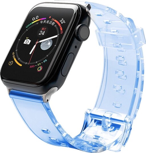 Hurtel Strap Light erstatningsrem for Watch 6 / 5 / 4 / 3 / 2 / SE (40mm / 38mm) Blå