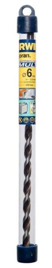Irwin 6mm Universalt Bor 160mm for Metall, Tre og Stein