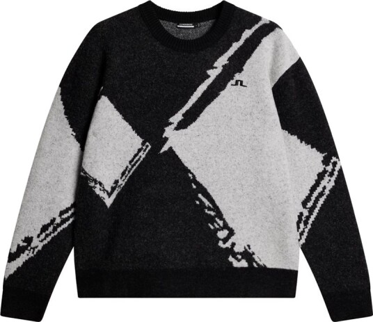 J.Lindeberg Jaxton Knitted Sweater Black J.Lindeberg Jaxton Knitted Sweater Black