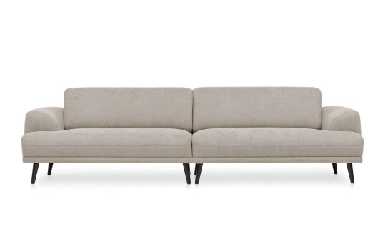Soffadirekt ANCONA 4 seters sofa Mørk beige