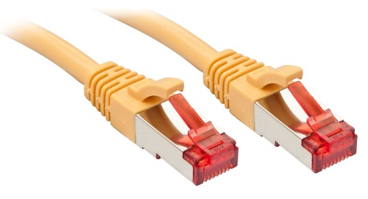 LINDY S/FTP PatchCord Cat6. CU. Yellow. 1.5m Factory Sealed