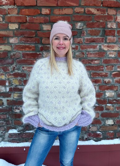Garnius X Ekrastrikker 521E 04a Mariell genser Garnius X Ekrastrikker 521E 04a Mariell genser