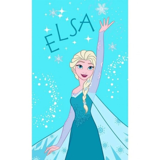 Disney Frozen Elsa handduk ansiktshandduk 30x50 cm Perfekt för ditt barns prinsessrum!