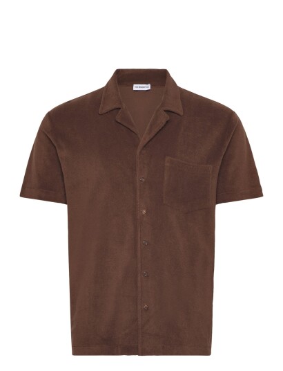 The Resort Co. Terry Resort Shirt Brown Brown XXL