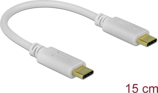 Delock USB type C-kabel 24 pin USB-C til 24 pin USB-C 15 cm