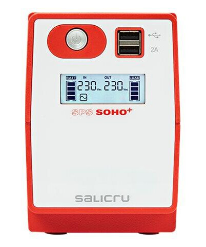 SALICRU SPS SOHO+ SPS 850 SOHO+ - UPS - 480 watt - 850 VA SALICRU SPS SOHO+ SPS 850 SOHO+ - UPS - 480 watt - 850 VA
