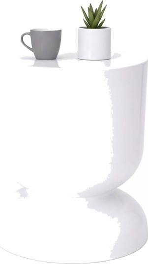 Timeglass sidebord og krakk – allsidig metalldesign