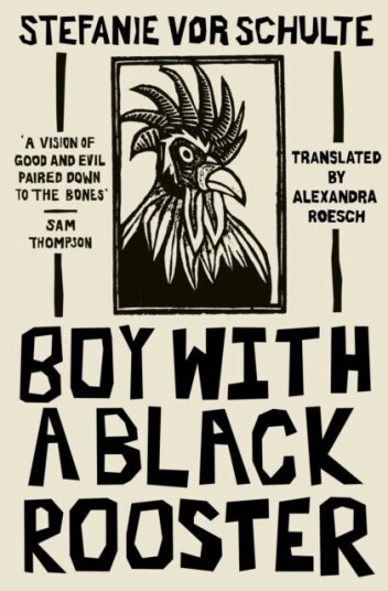 Boy with a Black Rooster Boy with a Black Rooster