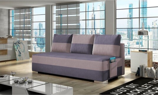 Sofa Eltap Atila 200x83x92 cm Soro 65 Soro 61 Lilla Rosa