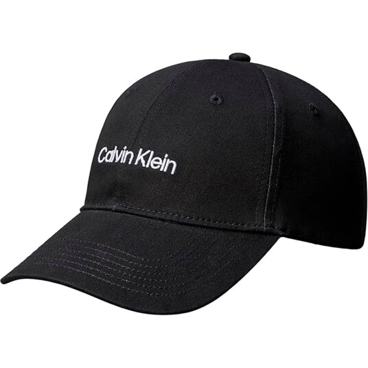 Calvin Klein Logo Embroidery Baseball Cap Black Calvin Klein Logo Embroidery Baseball Cap Black