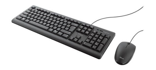 Trust Primo - Tastatur & Mussett - Nordisk - Svart Trust Primo - Tastatur & Mussett - Nordisk - Svart