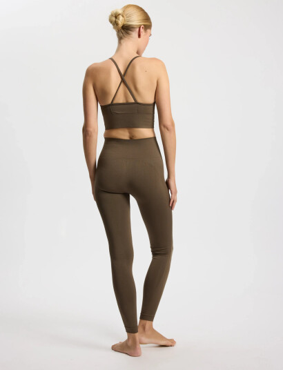 Rethinkit Studios Hella Seamless Legging - Brown - L/XL