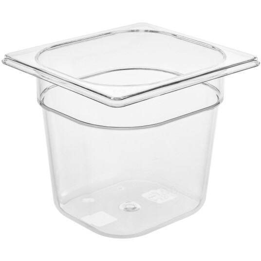 VEGA Kantine Trigno GN 1/6; Størrelse GN 1/6, 2.3l, 17.6x16.2x15 cm (LxBxD); Transparent