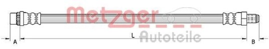Bremseslange METZGER 4110924
