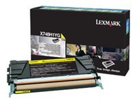 Lexmark - Høy Ytelse - Gul - Original - Tonerpatron Lrp - For Lexmark Xs748de