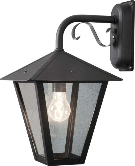 Konstsmide Benu vegglampe, ned. 435-750. Svart
