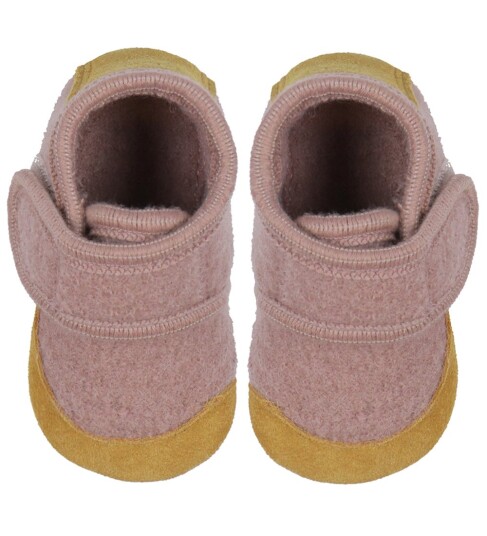 En Fant Wool Slippers W. Suede - Pink - 25\26