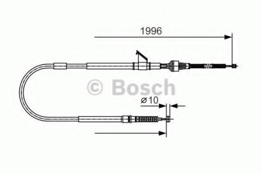 Bremsewire BOSCH 1 987 482 068 Bremsewire BOSCH 1 987 482 068