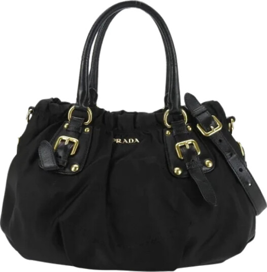 Prada Vintage Dame Svart