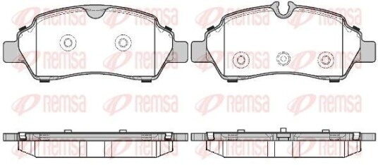 Bremseklosser REMSA 1605.00 Bremseklosser REMSA 1605.00