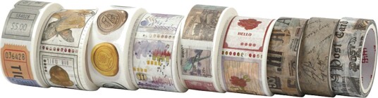 Creativ Company Maskeringstape 15+25 mm 3+5 m 9 Ruller